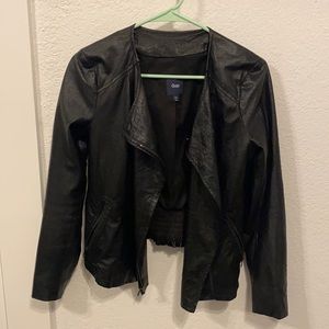 Gap faux leather shiny Moto jacket